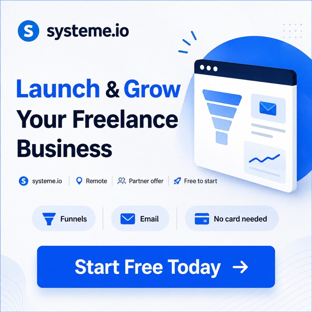 systeme.io — launch & grow your freelance business